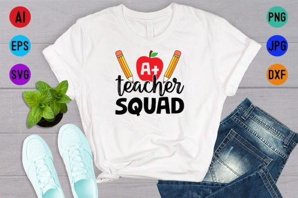 A Teacher Squad Back to School Shirt: A Versatile Design for Educators and Creatives