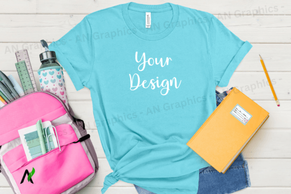 Back to School Bell Canvas Mockup - 0111