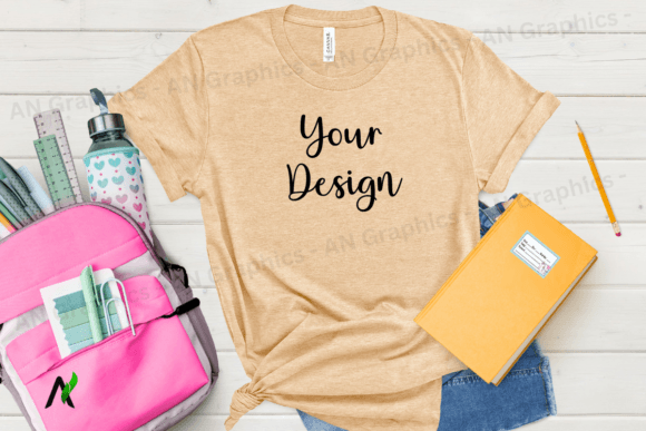 Back to School Bell Canvas Mockup - 068
