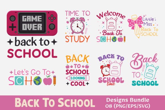 Back to School Sublimation Design Bundle: A Creative Resource for Custom Projects
