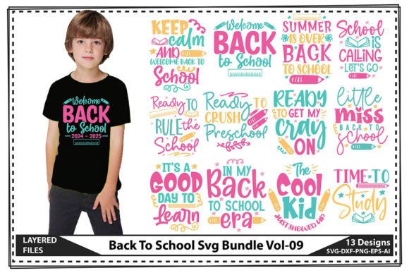 Back to School SVG Bundle Vol-09