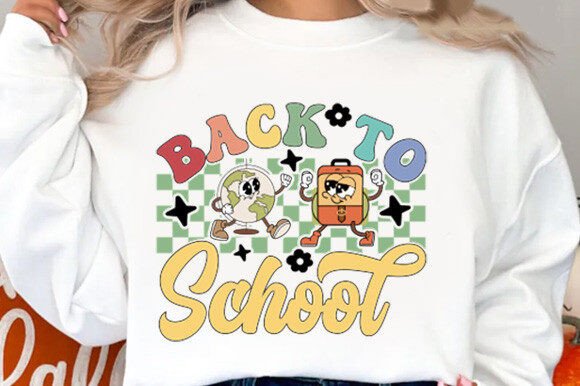 Back to School SVG, Retro School