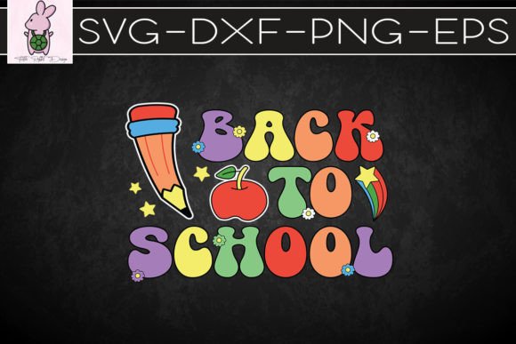 Groovy Back to School Retro Happy SVG: A Digital Design Kit for Creative Projects