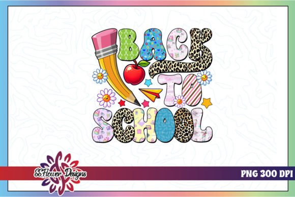 Groovy Back to School Sublimation PNG: A Creative Asset for All Your Projects