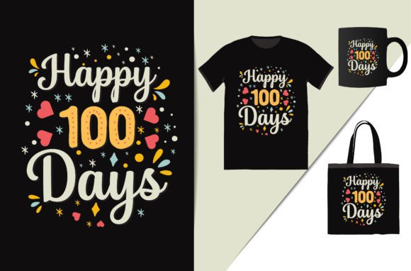 Happy 100 Days Back to School T-Shirt: A Versatile Design for Creative and Practical Use