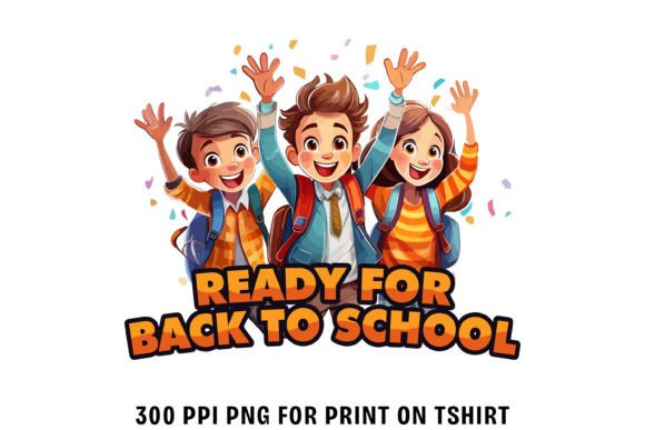 Ready for Back to School Tshirt Design