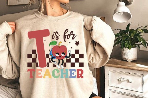 T Is for Teacher Svg: A Versatile Design for Back to School Creativity