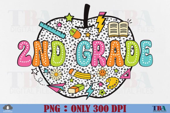 Teacher 2nd Grade Back to School Dots